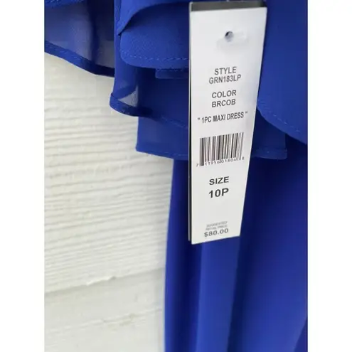 Glamour maxi dress size 10 PETITE Blue