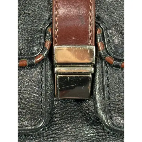 Botkier Women’s purse large black brown silver