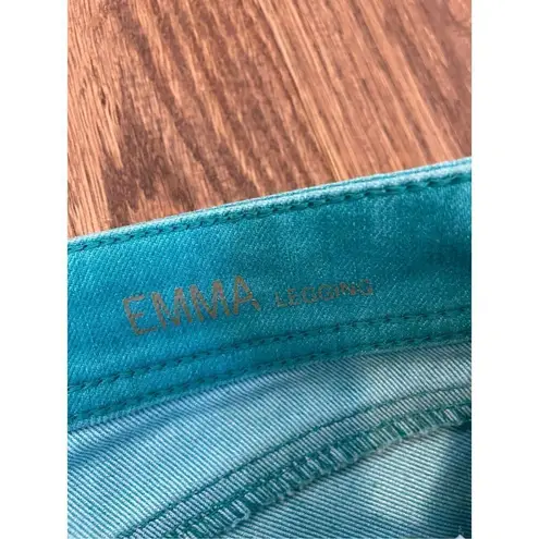 DL1961 Emma legging Jean turquoise size 26