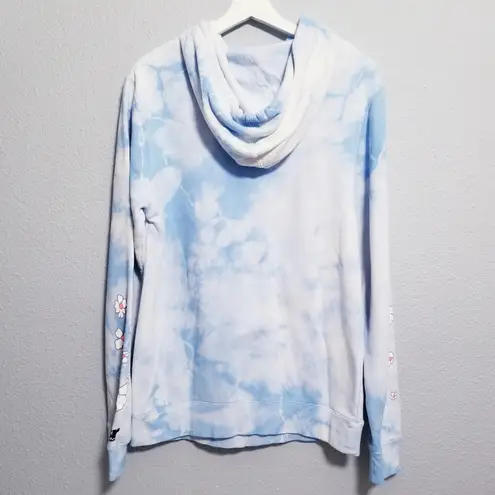 NEW By Sammi Ryan tie dye pullover hoodie sweatshirt sweater SMALL Blue