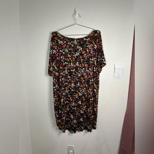 Tahari Women’s Plus Size 3X Floral High-Low Tunic Top Dress - Boho Chic