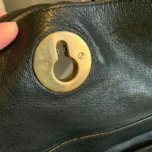 Yves Saint Laurel satchel bag Tan