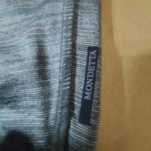 Mondetta Green Capri Vented Stretch Leggings S/M Activewear Athleisure Casual