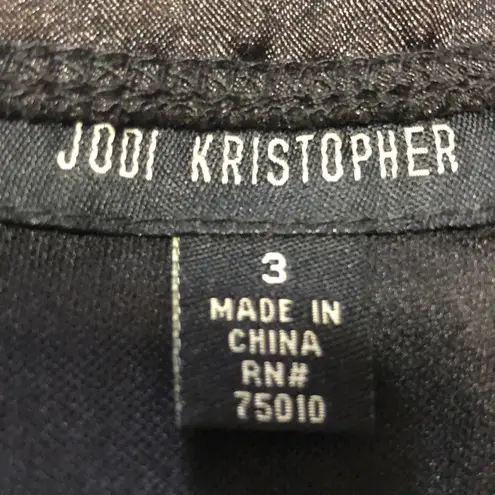 Jodi Kristopher Special Occasion Floral Print Ruffle Dress 3