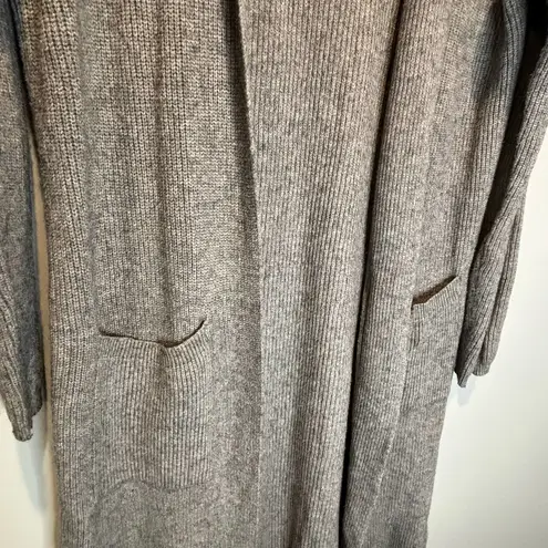 Heartloom Ribbed Striped Sweater Duster Cardigan - size Small
