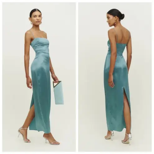 Reformation 💕💕 Frankie Dress ~ Verdigris 8 NWT