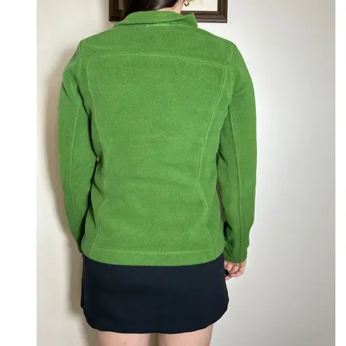 Eddie Bauer  Full Zip Green POLARTEC Fleece Jacket Size Large - Image 2