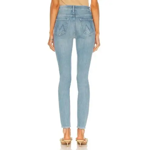 Mother Denim The Seamed Swooner Hover Blowing Kisses Blue Skinny Jeans Size 27