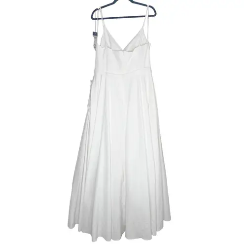 Mac Duggal Ivory Classic Bride Taffeta Ballgown V