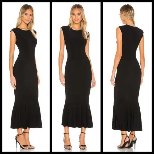 Norma Kamali ππ Sleeveless Fishtail Dress to Midcalf ~ NK Red Stripe XS/34 NWT