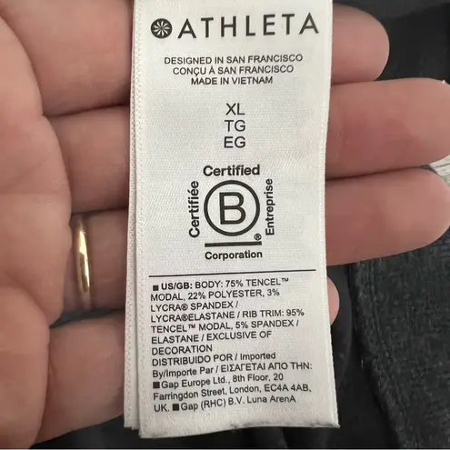 Athleta  Coaster Luxe V-Neck Sweatshirt Size XL