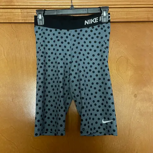 Nike Pro Dri-Fit Polka Dot Spandex Compression Shorts Size Medium