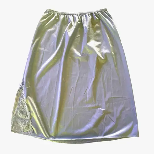 Maidenform Sweet Nothings Blue Lace Embellished Half Slip Small