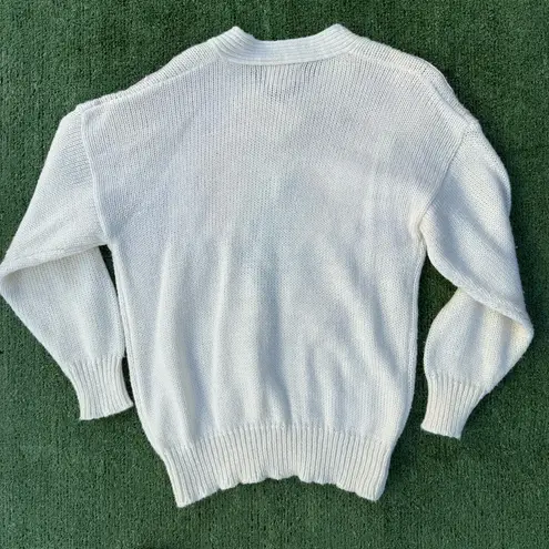 Jaclyn Smith Vintage Pastel Coquette Fairycore whimsical Sweater with pink sequin accents - Image 2