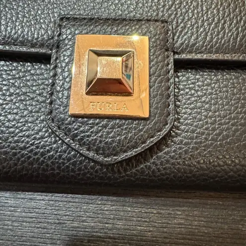 Furla Black Leather Bag