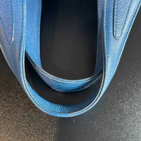 MCM Mini-Boston Top Handle Bag - Blue - Preowned