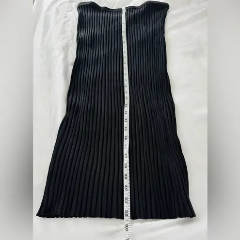 Toteme NWOT black ribbed Murano knit slip midi skirt size medium Orig. $290