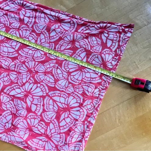 Butterfly Burnout Semi Sheer Scarf, Orange, White Orange