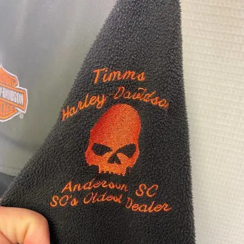 Harley Davidson | Black Fleece 1/4 Zip Up Pullover Size XL