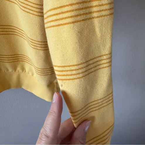 The Tiny Big Sister Women’s Yellow Striped Long Sleeve Crewneck Size EU 34 Size M