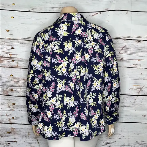 Denim & Co. Sz 2X Navy Blue