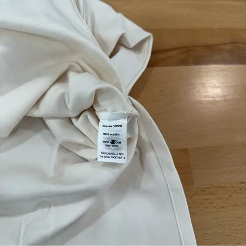 AYR The Scout Dress in Seashell Collared NEW Cream Navy Preppy size XS