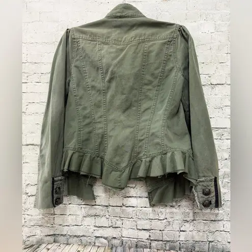 Silver Jeans Feminine Army Green Women's Utility Jacket sz M