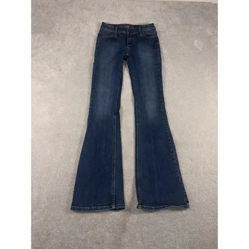 kimes ranch chloe jeans 000/32dark Wash Low Rise Boot Cut Flare Blue Size undefined