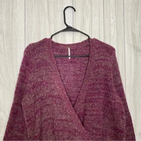 Free People  Karina Wrap Sweater Wool Mohair Alpaca size XS Extra Small