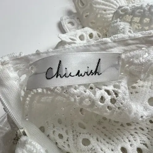 CHIC Wish With Your Ingenuity Crochet Dress Midi