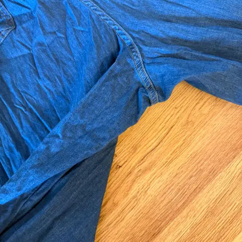 Universal Standard Universal‎ Standard Chambray Jumpsuit XL (US 4X 26–28) Plus Size Belted Wide Leg - Image 8