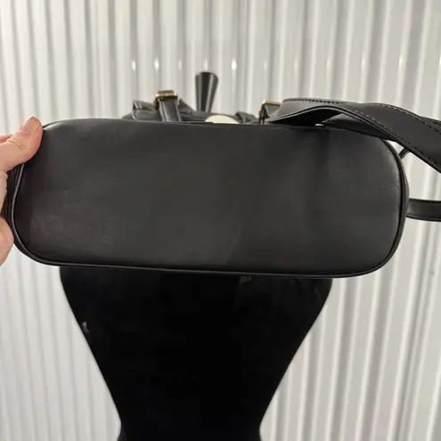 Imoshion New Small Black Vegan Leather Backpack