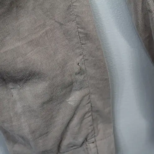 James Perse Ultra Fine Corduroy Jumper Jumpsuit Beige Neutral Nude Tan Size 0