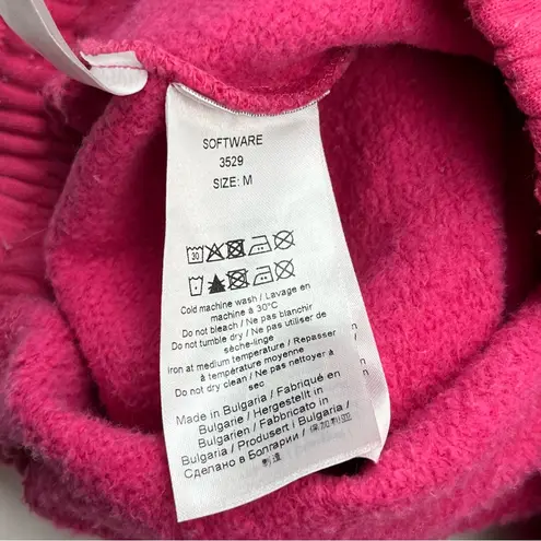 Ganni Pink Software Mini Shorts Womens Size Medium Athleisure Athletic *FLAWED