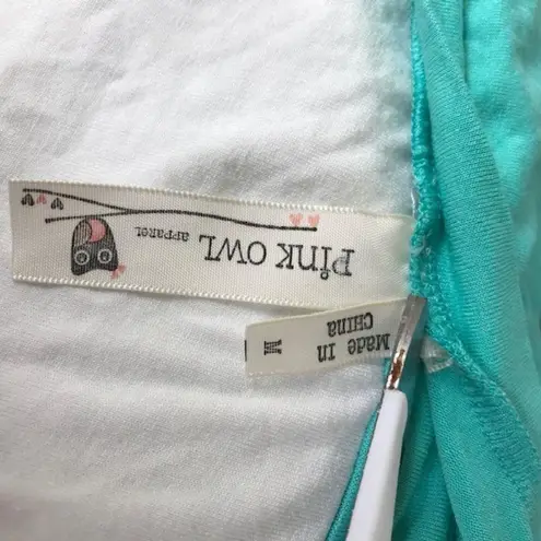 Pink Owl Apparel Color Block Top Sequins Retro