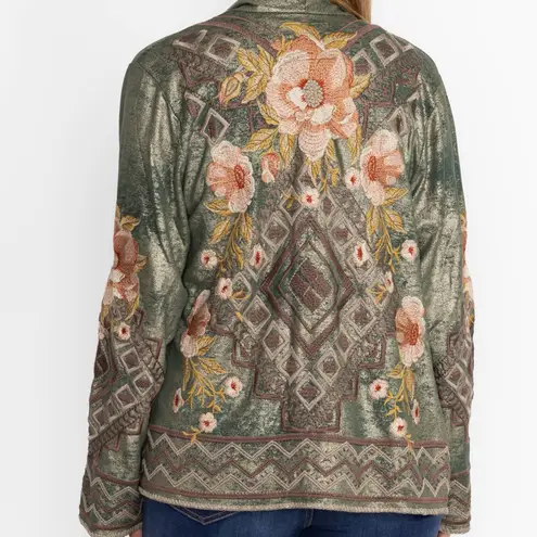 Johnny Was BIYA METALLIC JACKETt Limited Edition NWT