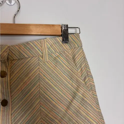 Pilcro and the Letterpress Anthro Pastel Striped Skirt