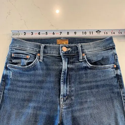 MOTHER Denim Mother The Insider Crop Step Chew in Dancing on Coals Size 26