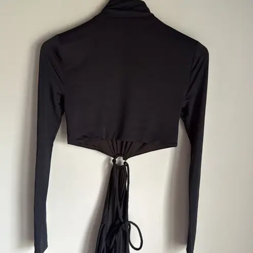 NEW HOUSE OF HARLOW x REVOLVE Rena Mini Dress in Black Small