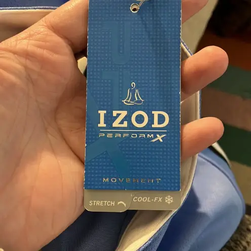 IZOD NWT PerformX Cool FX V-neck Polo, Large