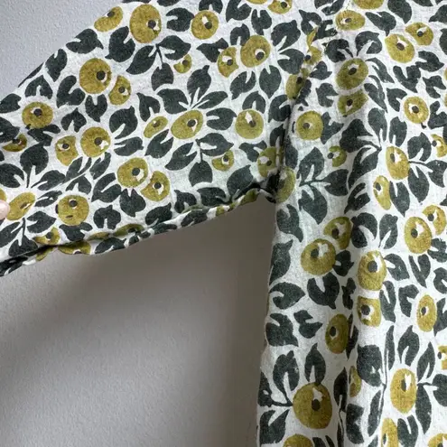 Auntie Oti 100% Cotton Khadi Lot of 3 Button Down Made In India Size 2 Large Green