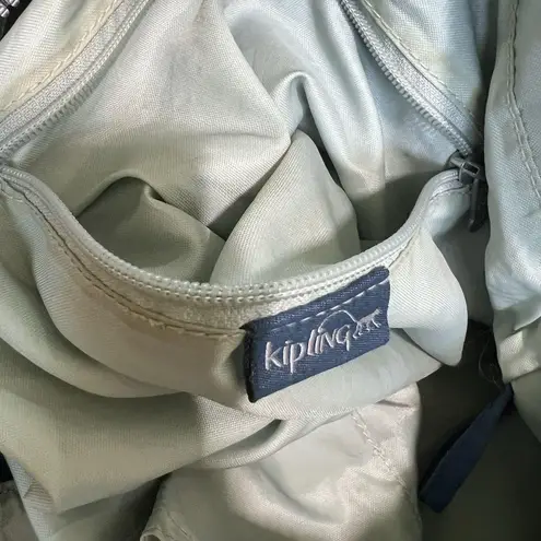 Kipling Messenger Bag Blue Cross Body Travel Vintage Retired Monkey FRANNY rare