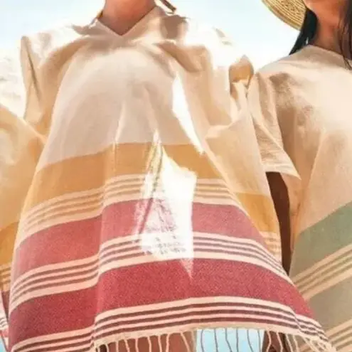 Tribe Alive *5/$25* Beach Cover up Poncho "Sunburst" One Size