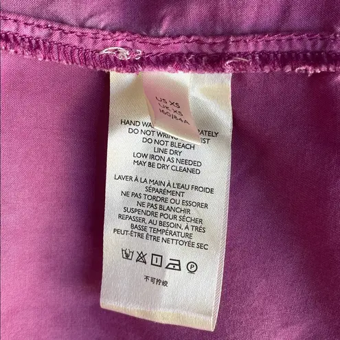 Pilcro Kimberly Raspberry Long Sleeve ShirtDress