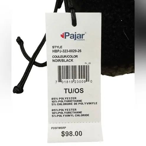 PAJAR Canada Sherpa Puffer Backpack Black $98 Retail
NWT