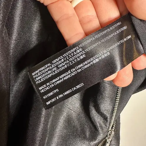 Keepsake Confession Romper Size Small Black Square Neck Off the Shoulder