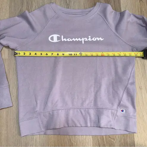 Champion  Light Purple Crewneck Sweatshirt - Size Large
