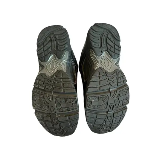 Vionic Tabi Black Leather Sneakers Work Shoes Orthotic Walking Size 9.5 Women's