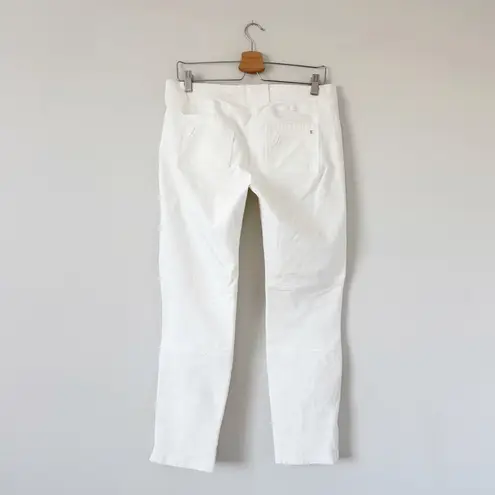Emerson Fry New York Mick Ankle Zip Jeans in White Size 8