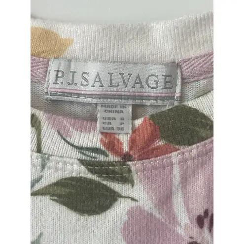 P.J. Salvage Women's Loungewear Floral Sleeveless top S soft comfy cozy stretch